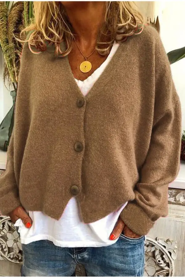 Casual Loose Knitted Cardigan