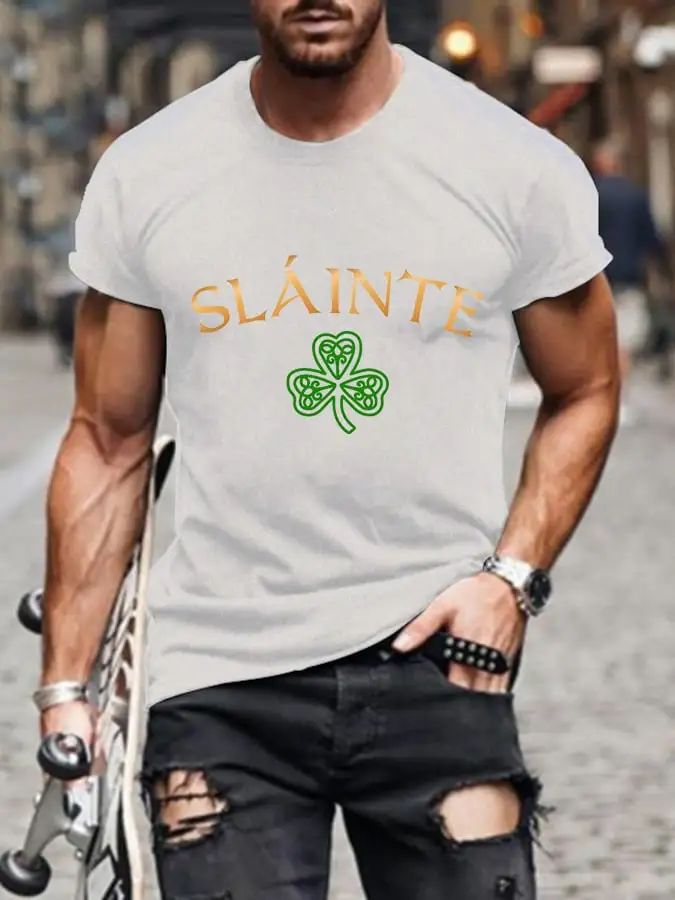 Men's Slainte St. Patrick's Day Casual Tee