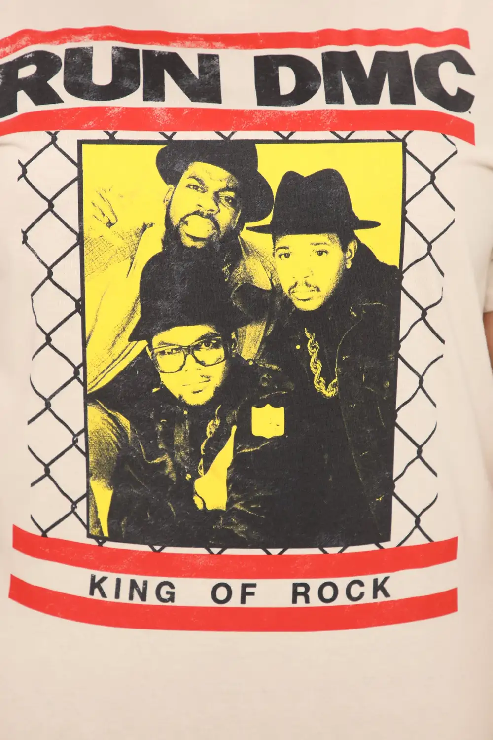 Run DMC King Of Rock Tee - Sand
