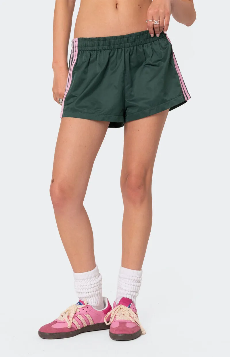 Edikted Nikki Nylon Shorts