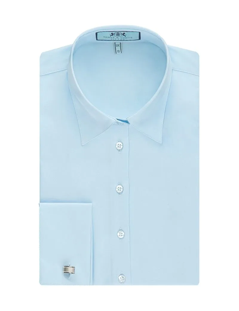 Fitted Cotton Stretch Shirt - Double Cuff