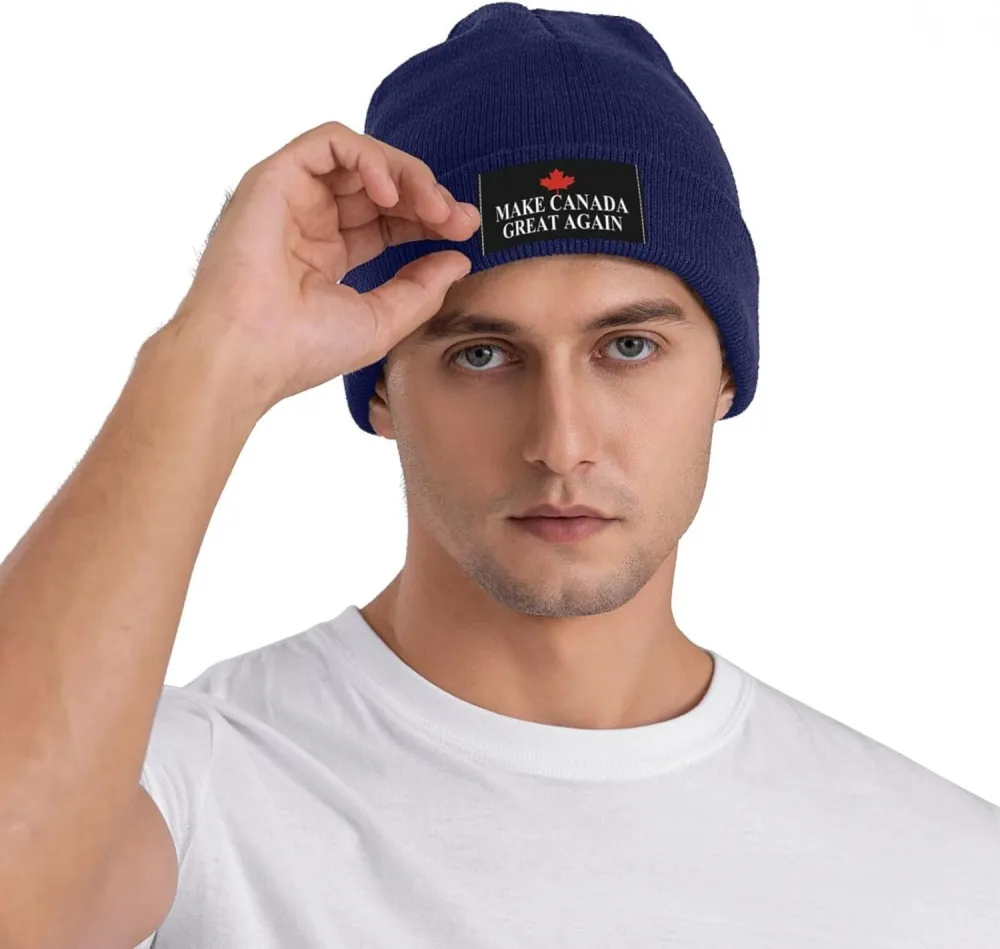 Make Canada Great Again Winter Beanie Knit Hats Unisex Thermal Hat