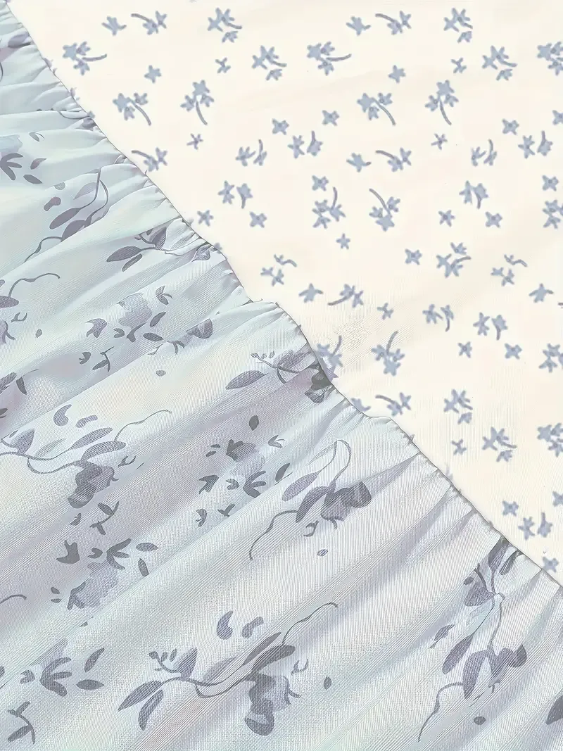 Plus Size Floral Print Tank Dress, Vacation Style Sleeveless Crew Neck Midi Dress For Spring & Summer, Women's Plus Size Clothing