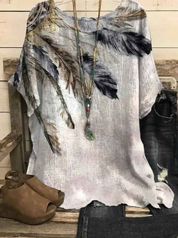 Women's Western Printed Casual Top