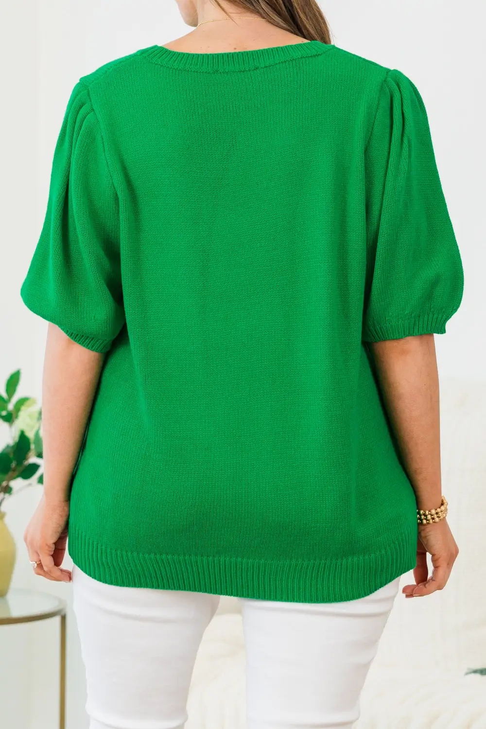 Lucky To Be Here Sweater, Kelly Green