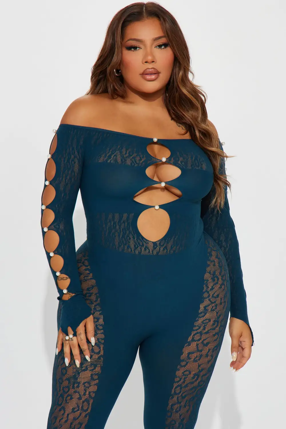 Sierra Seamless Jumpsuit - Teal
