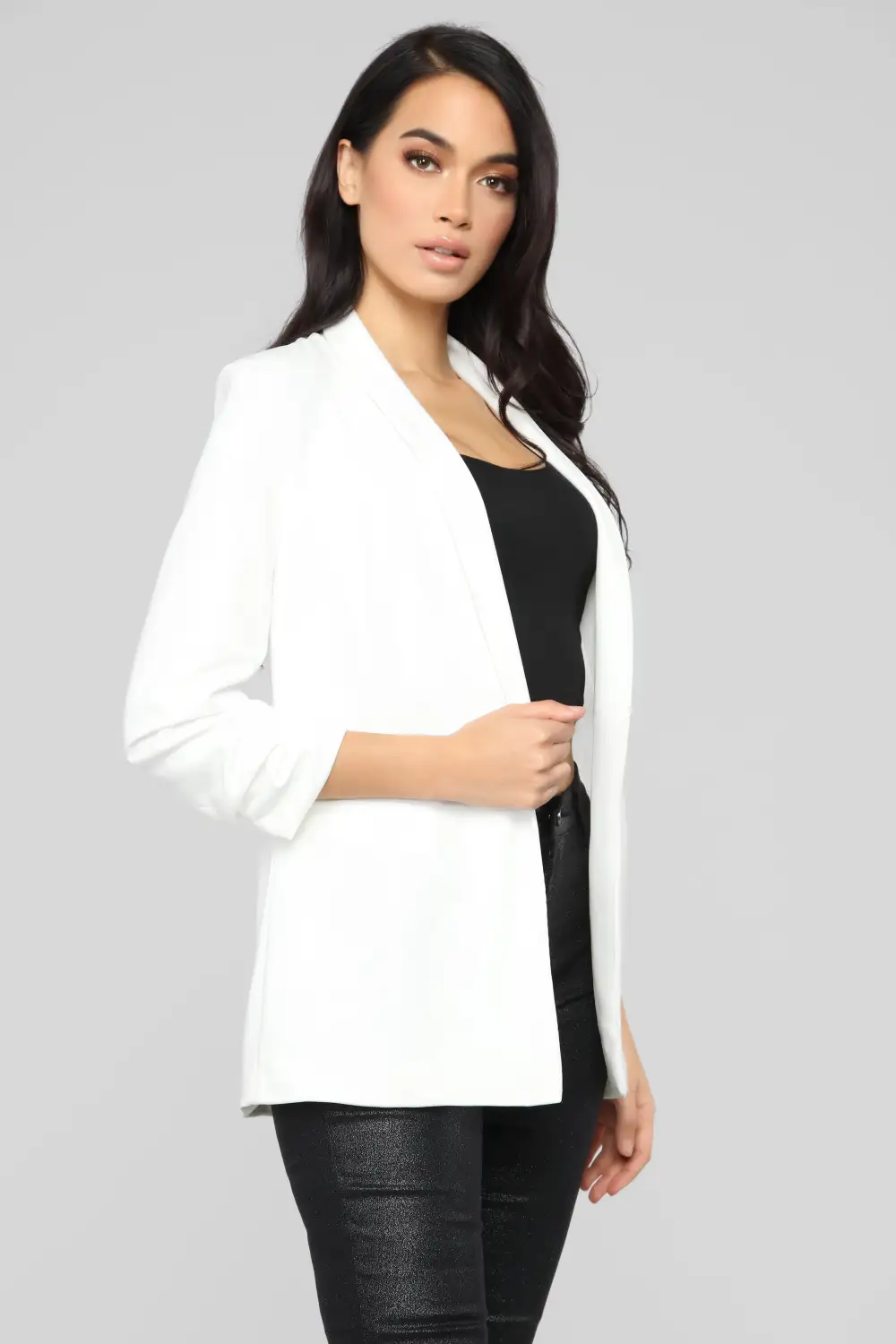 The Celine Blazer - Ivory