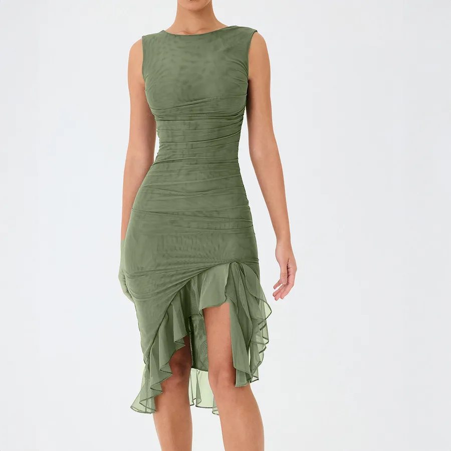 Essential Waist-Controlled Midi Dress