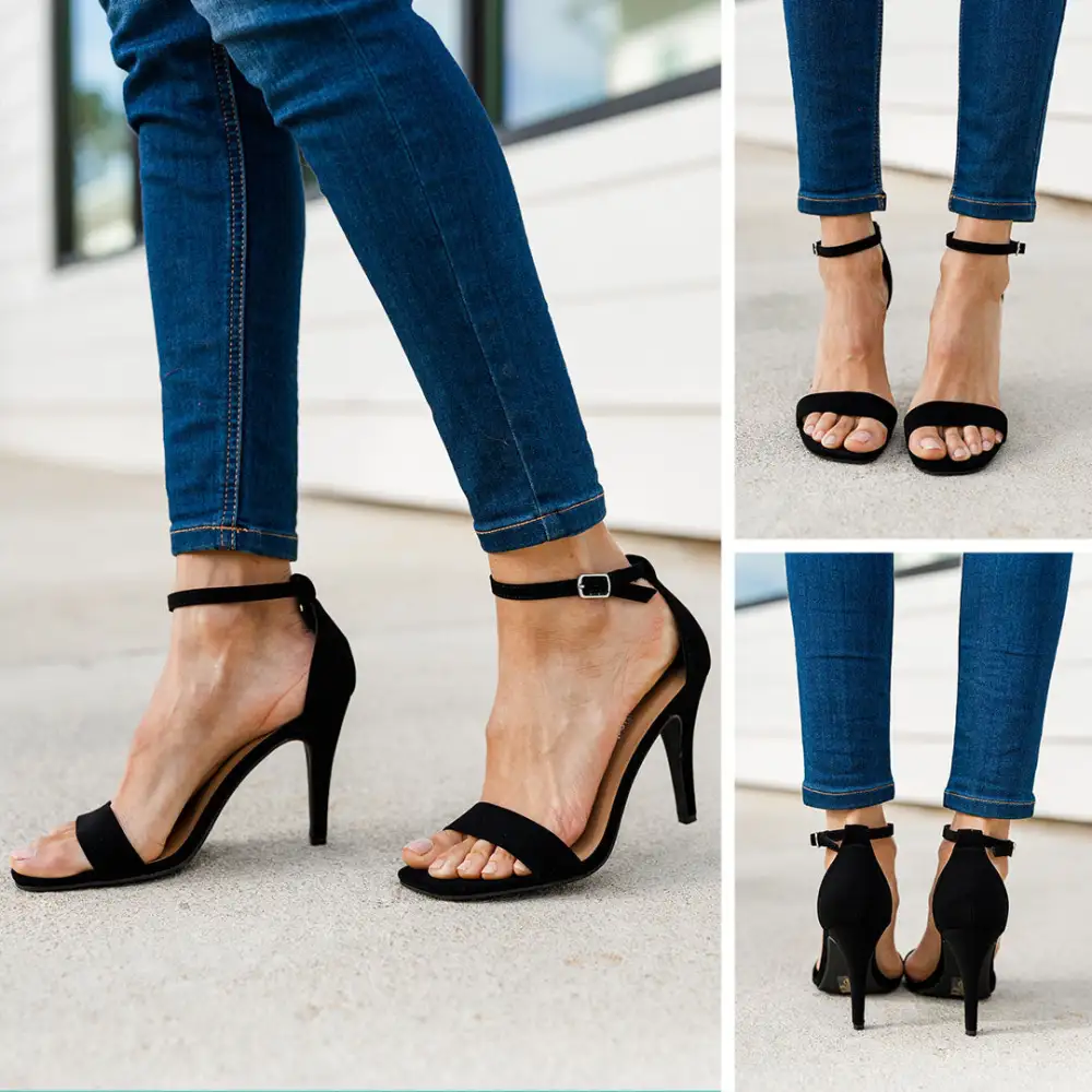 Star Struck Black Heels