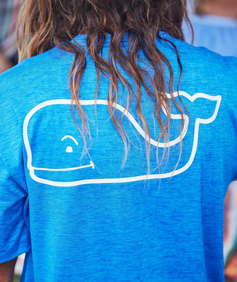 Whale Logo Short-Sleeve Harbor Performance Tee