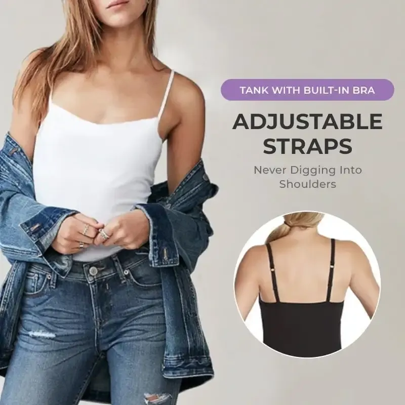 Hot Sale 🎀Tank With Built-In Bra