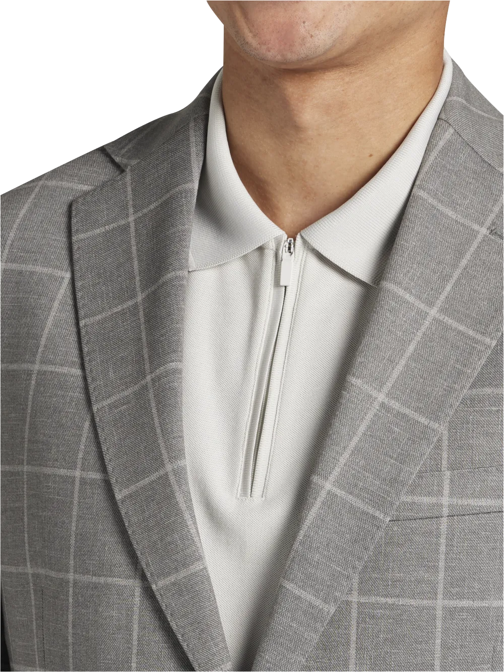 JOE Joseph Abboud Slim Fit Windowpane Suit Jacket