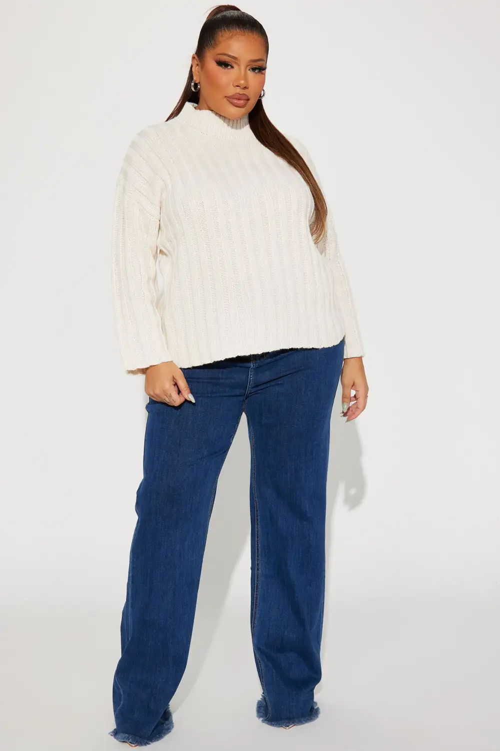 Talk It Up Sweater - Beige