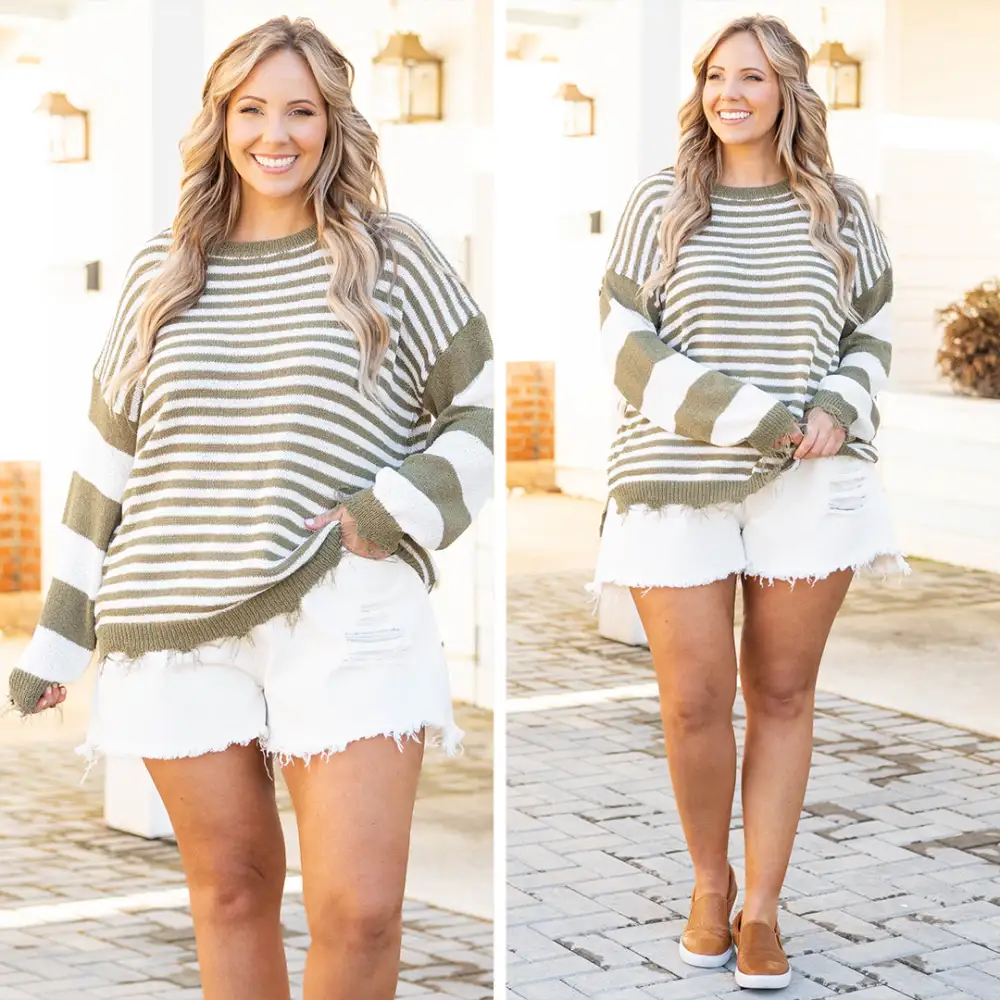 We Work Together Sweater, Green