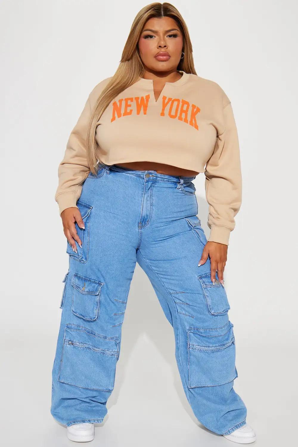 Nothing Like Me New York Sweatshirt - Taupe
