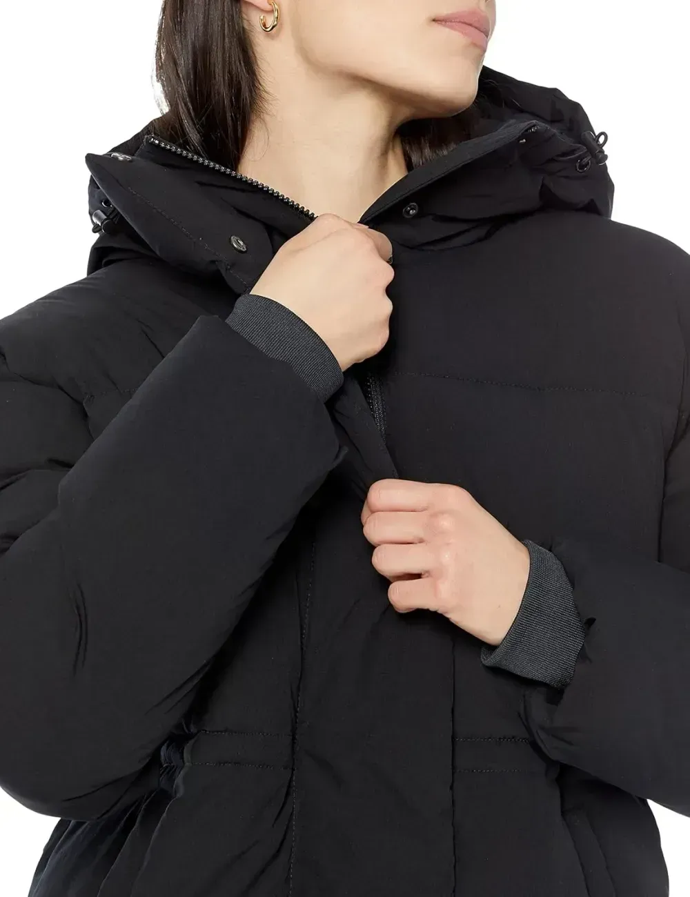 Women's Short Waisted Puffer Jacket (Available in Plus Size)