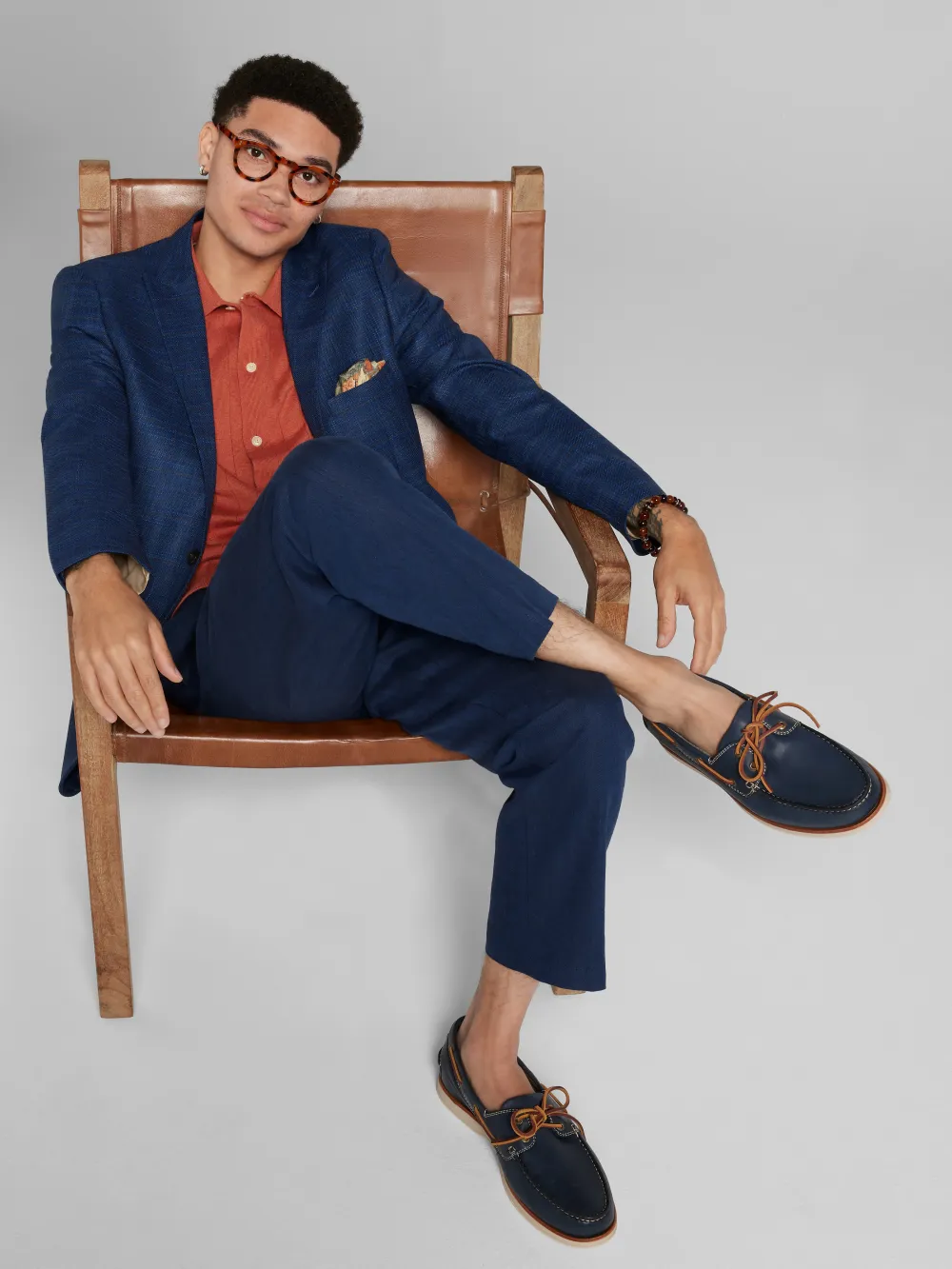 Paisley &Amp; Gray Slim Fit Check Suit Jacket