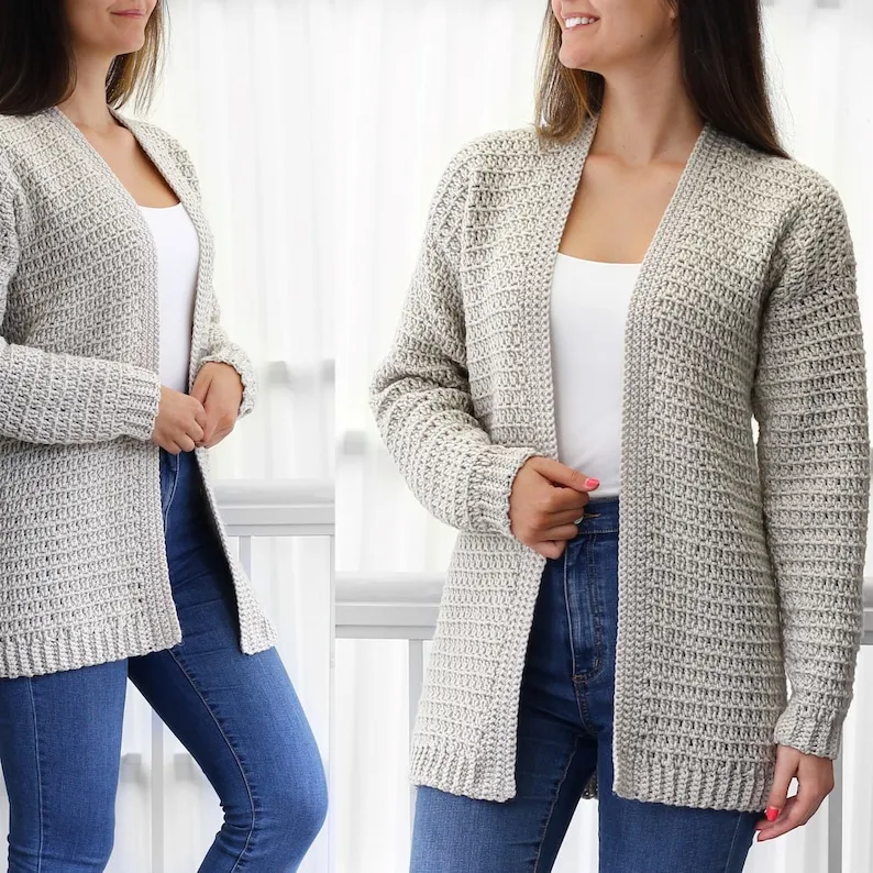 Women's Crochet Cardigan Top