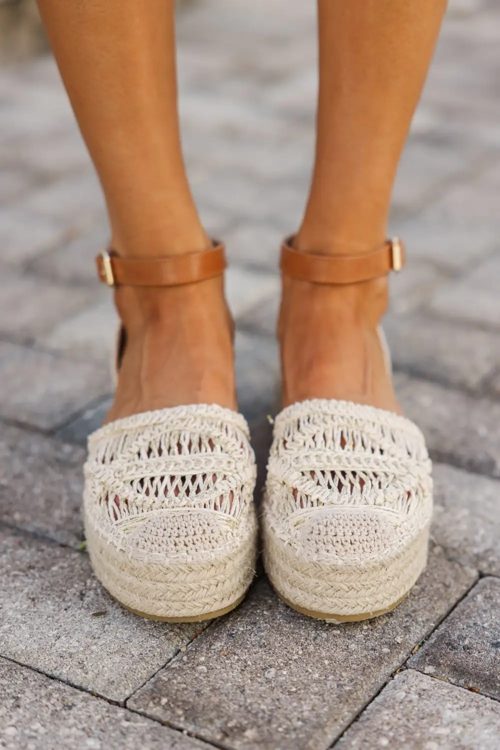 Solstice Nude Brown Espadrille Flat