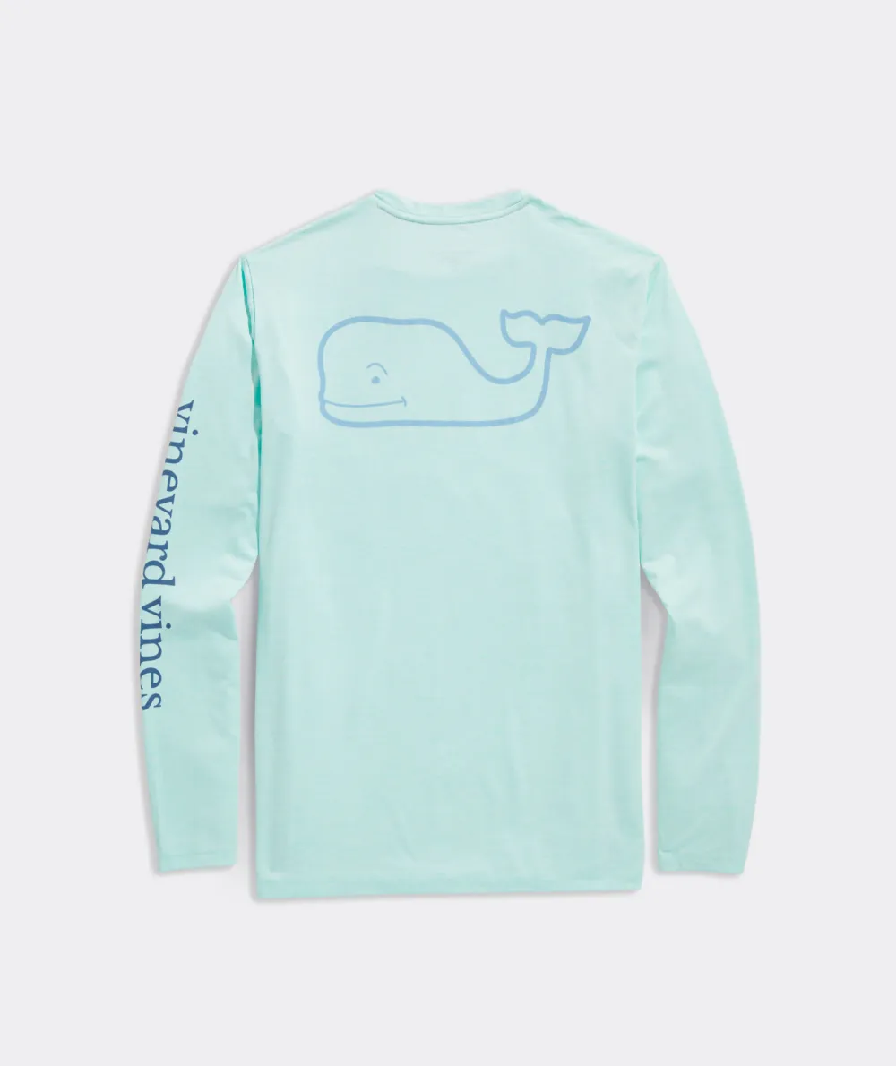 Whale Logo Long-Sleeve Harbor Performance Tee