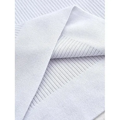 Women's Sweater Pullover Jumper Criss Cross Knitted Solid Color Stylish Casual Long Sleeve Regular Fit Sweater Cardigans V Neck Fall Winter Blue Purple Pink / Holiday / Going out