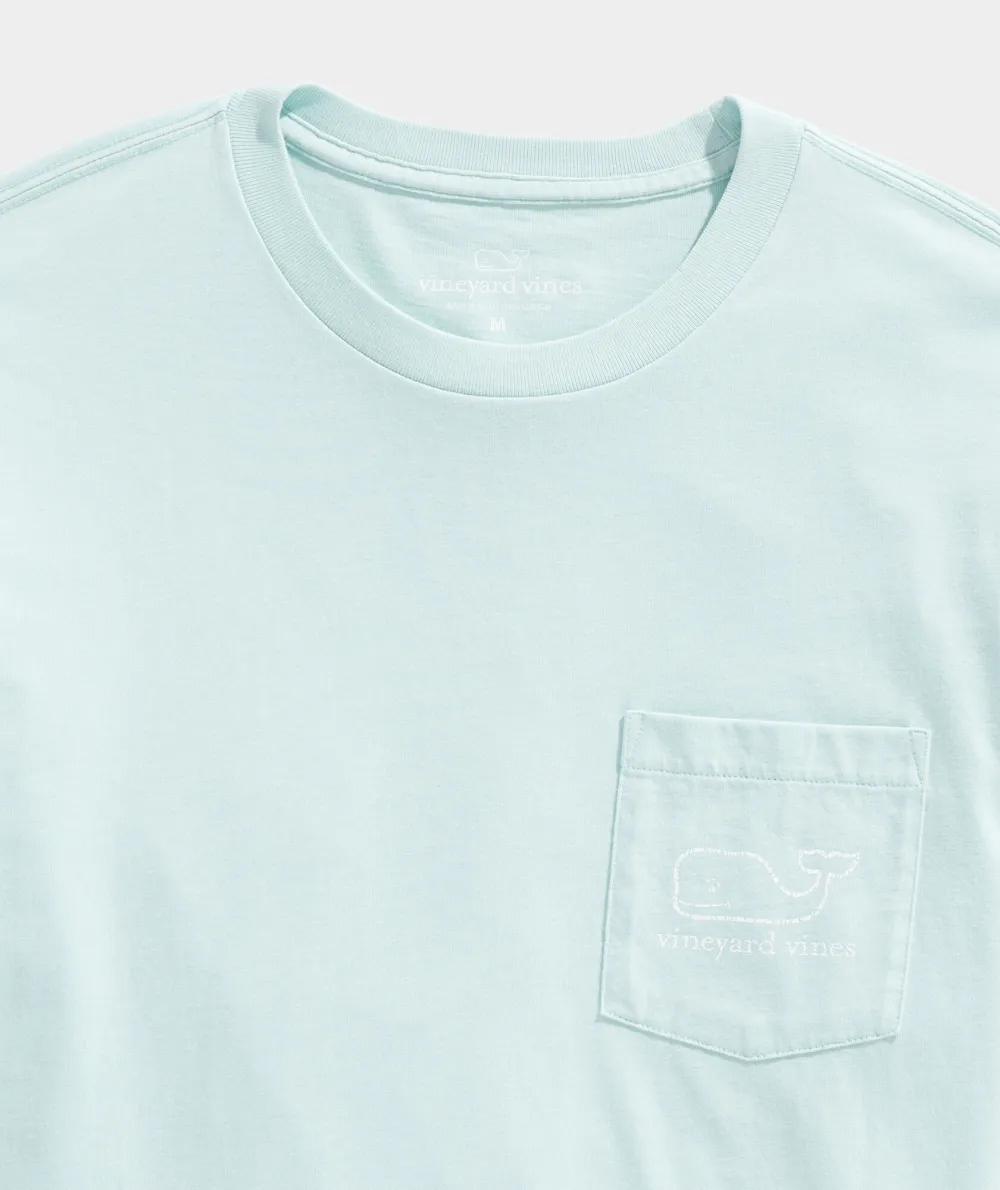 Vintage Whale Long-Sleeve Pocket Tee