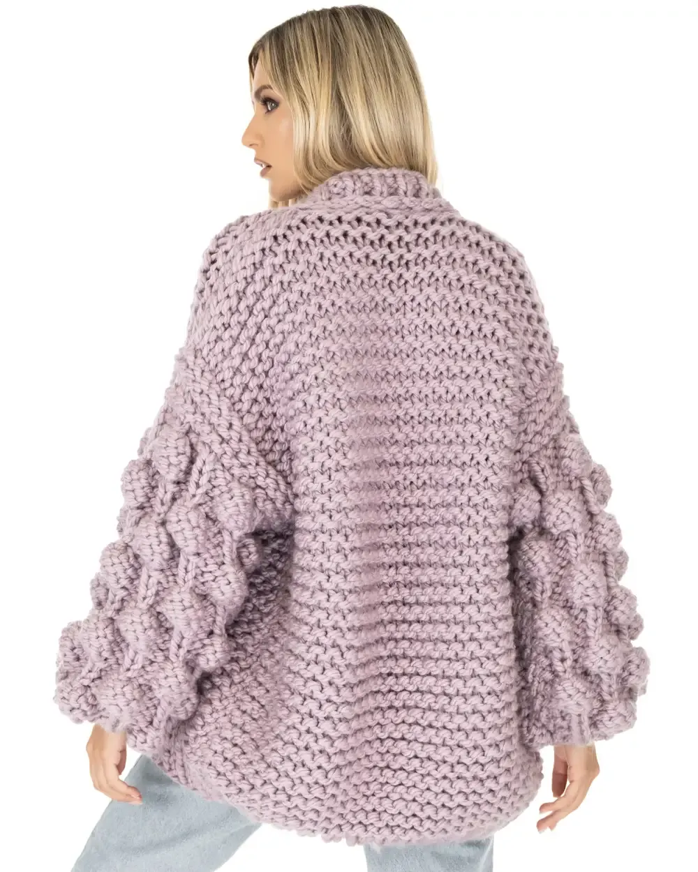 Bubble Sleeve Cardigan