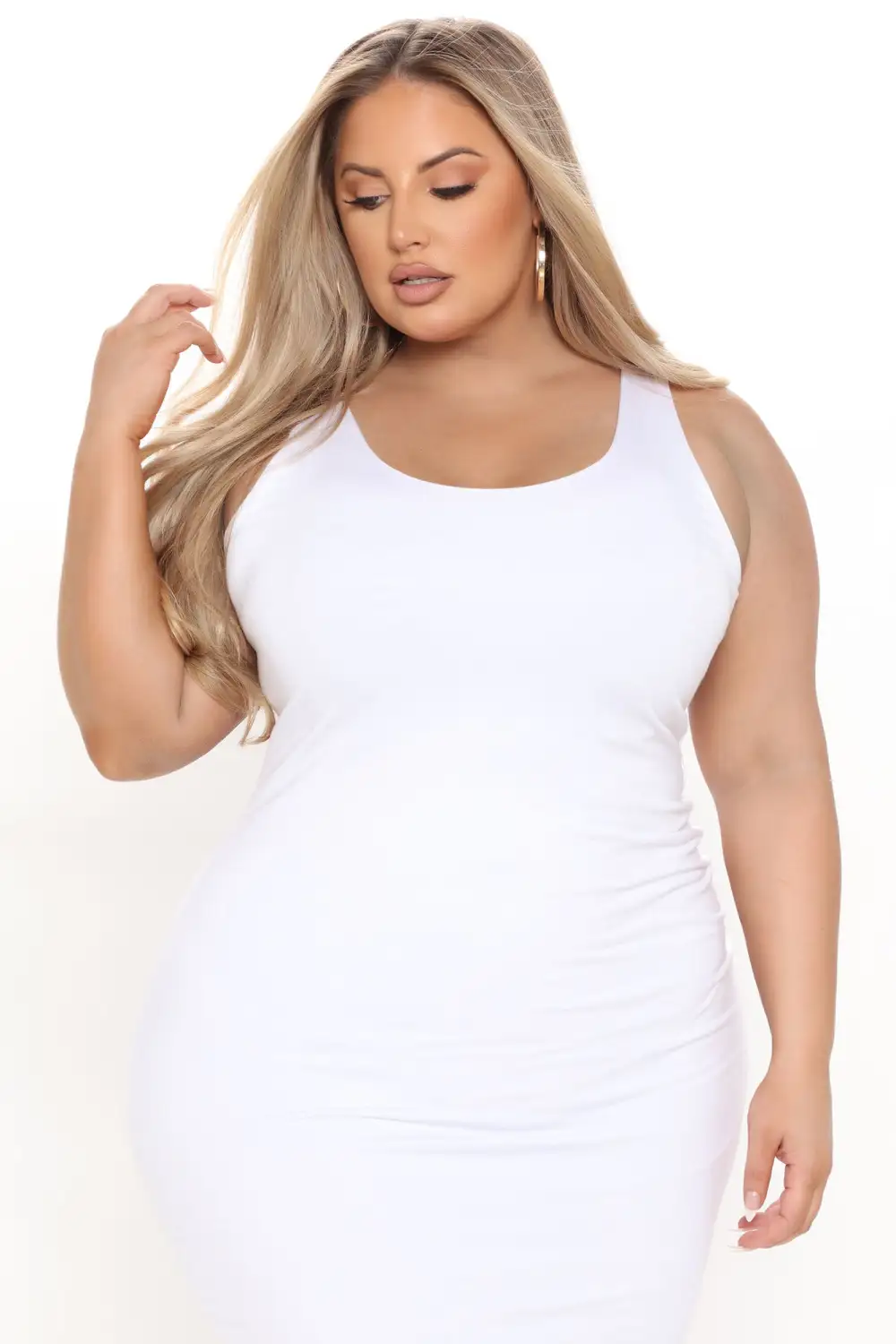 Your Needs Met Dress - White