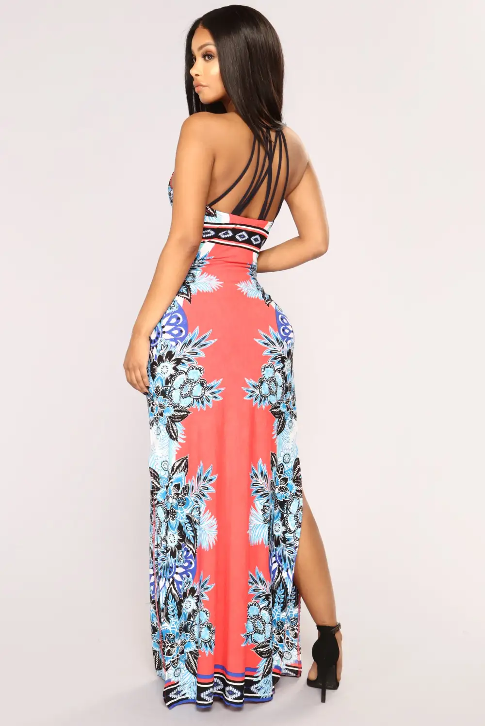 Girl From Ipanema Maxi Dress - Coral