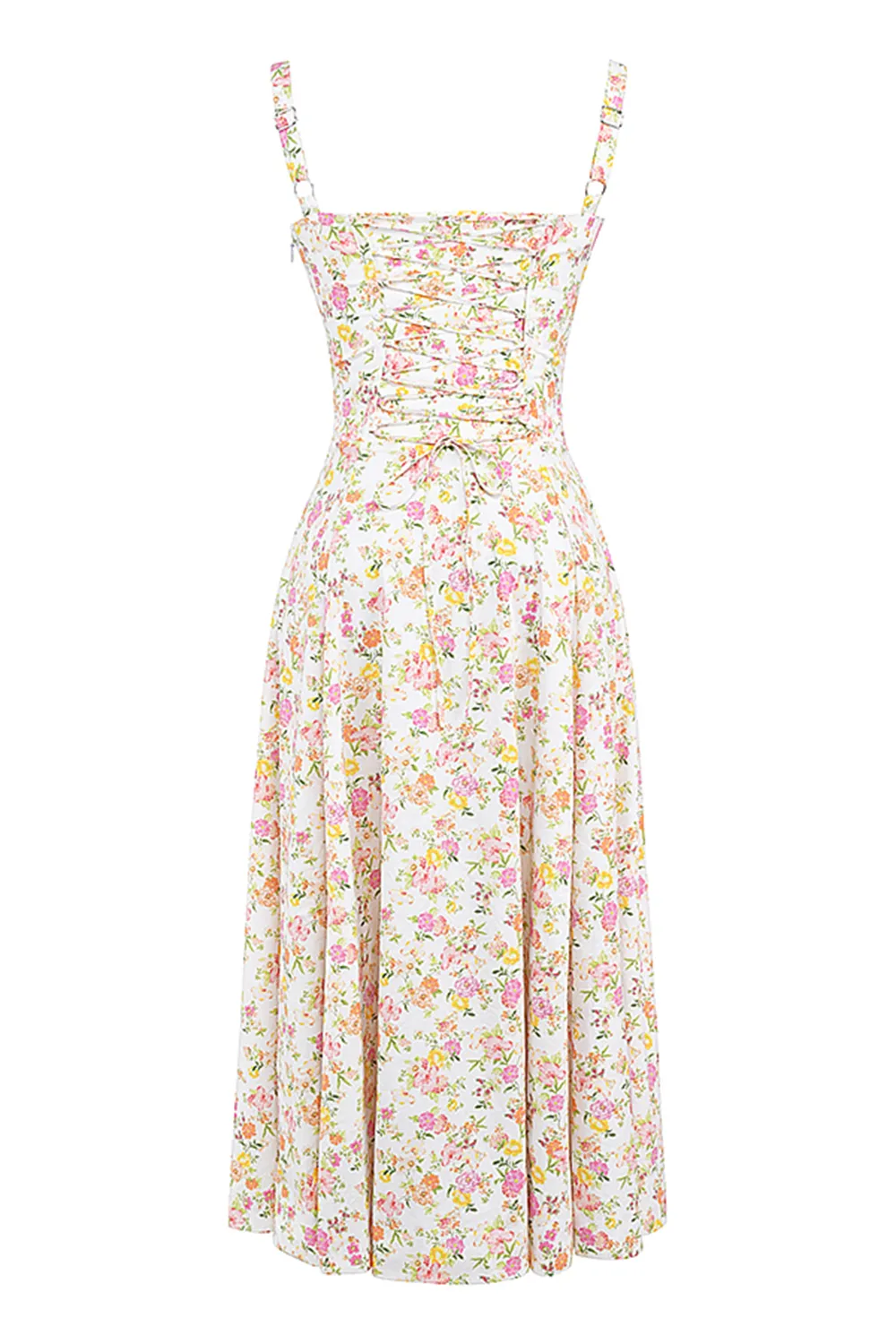 Ivory floral cotton sundress