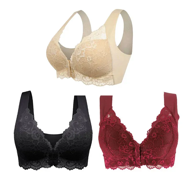 🔥Buy 2 Get 1 Free🔥BRA FOR OLDER WOMEN FRONT CLOSURE 5D SHAPING PUSH UP SEAMLESS NO TRACE BEAUTY BACK SPORTS COMFY BRA