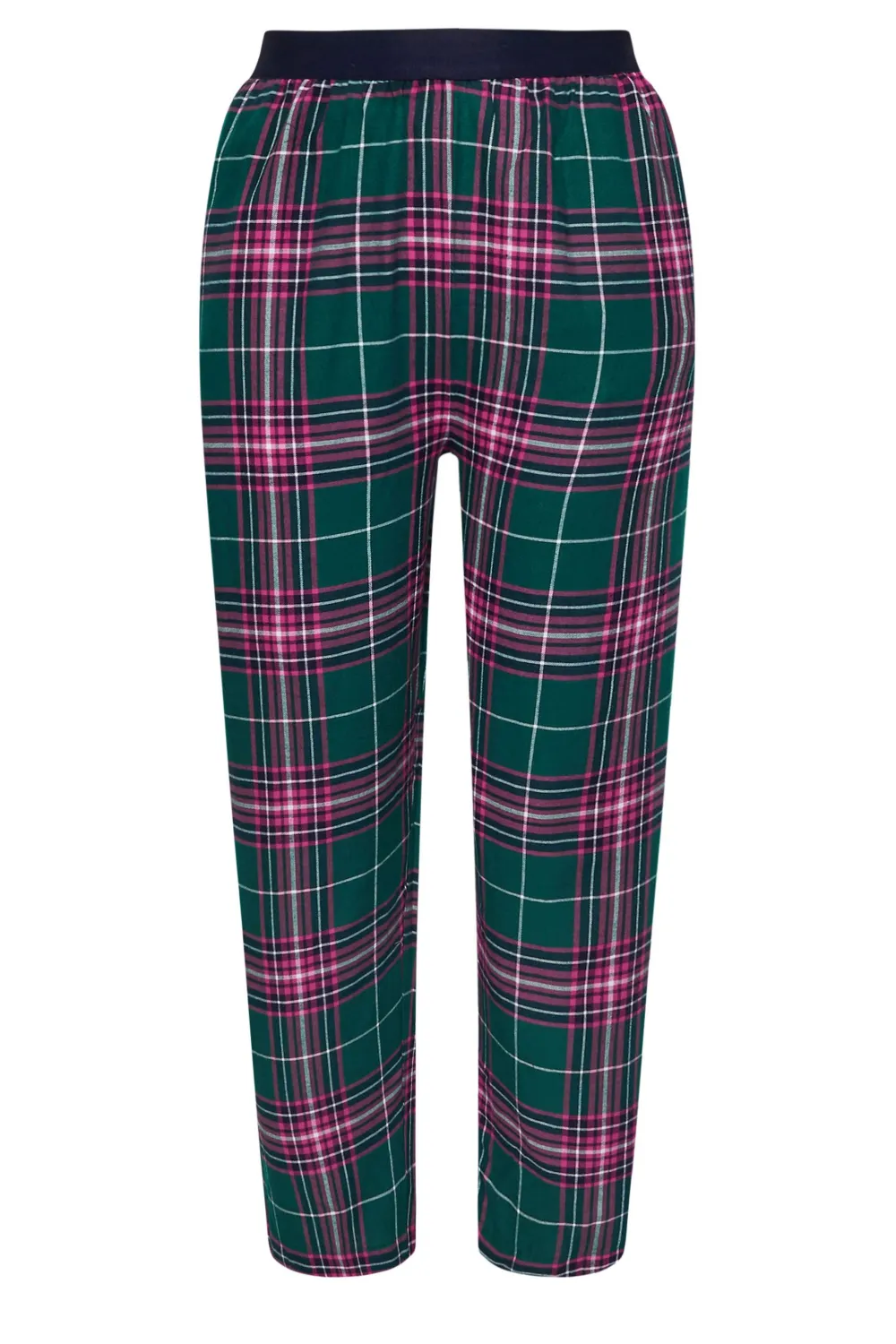 YOURS Curve Red Boyfriend Check Pyjama Bottoms