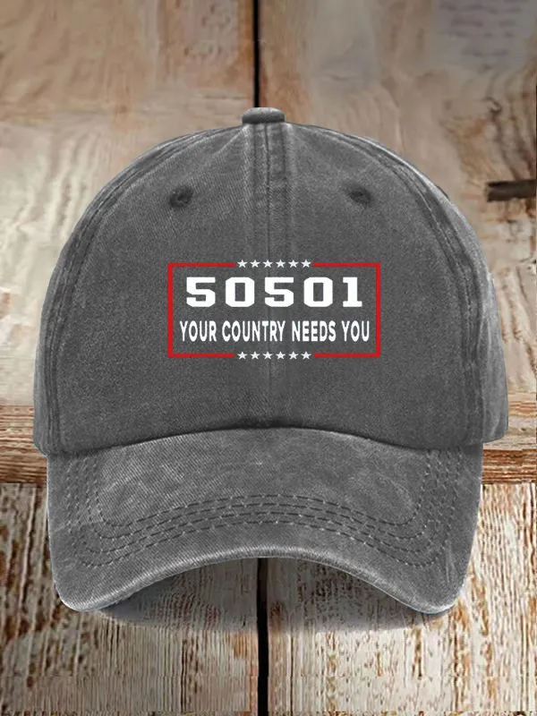 Unisex Casual FTD Washed Cotton Hat