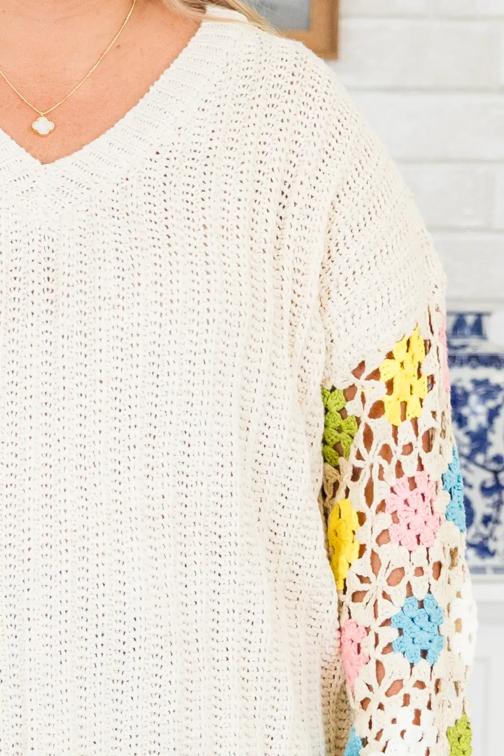 Queen Of Harmony Sweater, Cream