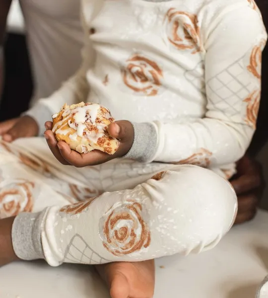 Gooey Cinnamon Rolls Organic Cotton Pajamas