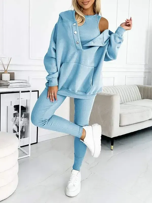 Women Casual and Comfortable Sweatshirt Suit