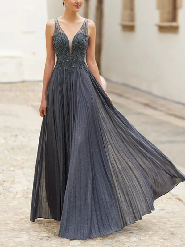 Chiffon Temperament Dinner Sexy Eco-Friendly Material Ladies Dress