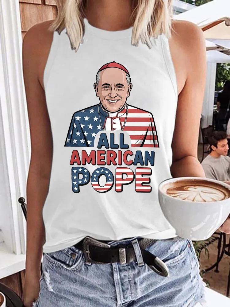 Women's All America Pope Crew Neck Vest