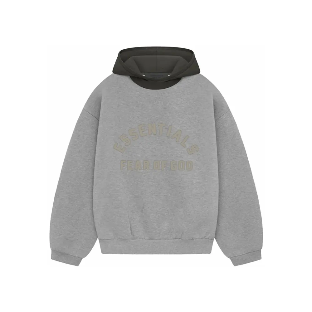 Hoodie SS24 Dark Heather Oatmeal/Ink