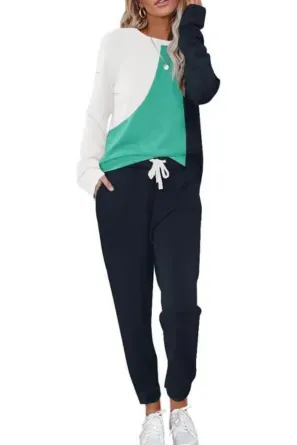 Lounge Sets for Women Two Piece Outfits Sweatsuits Sets Long Pant Loungewear Workout Athletic Tracksuits