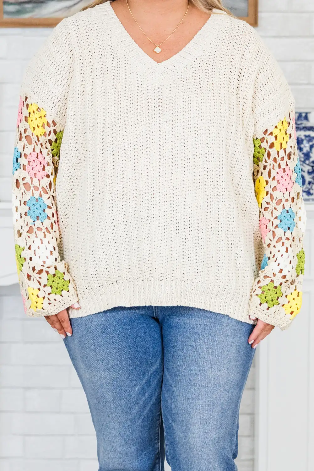Queen Of Harmony Sweater, Cream