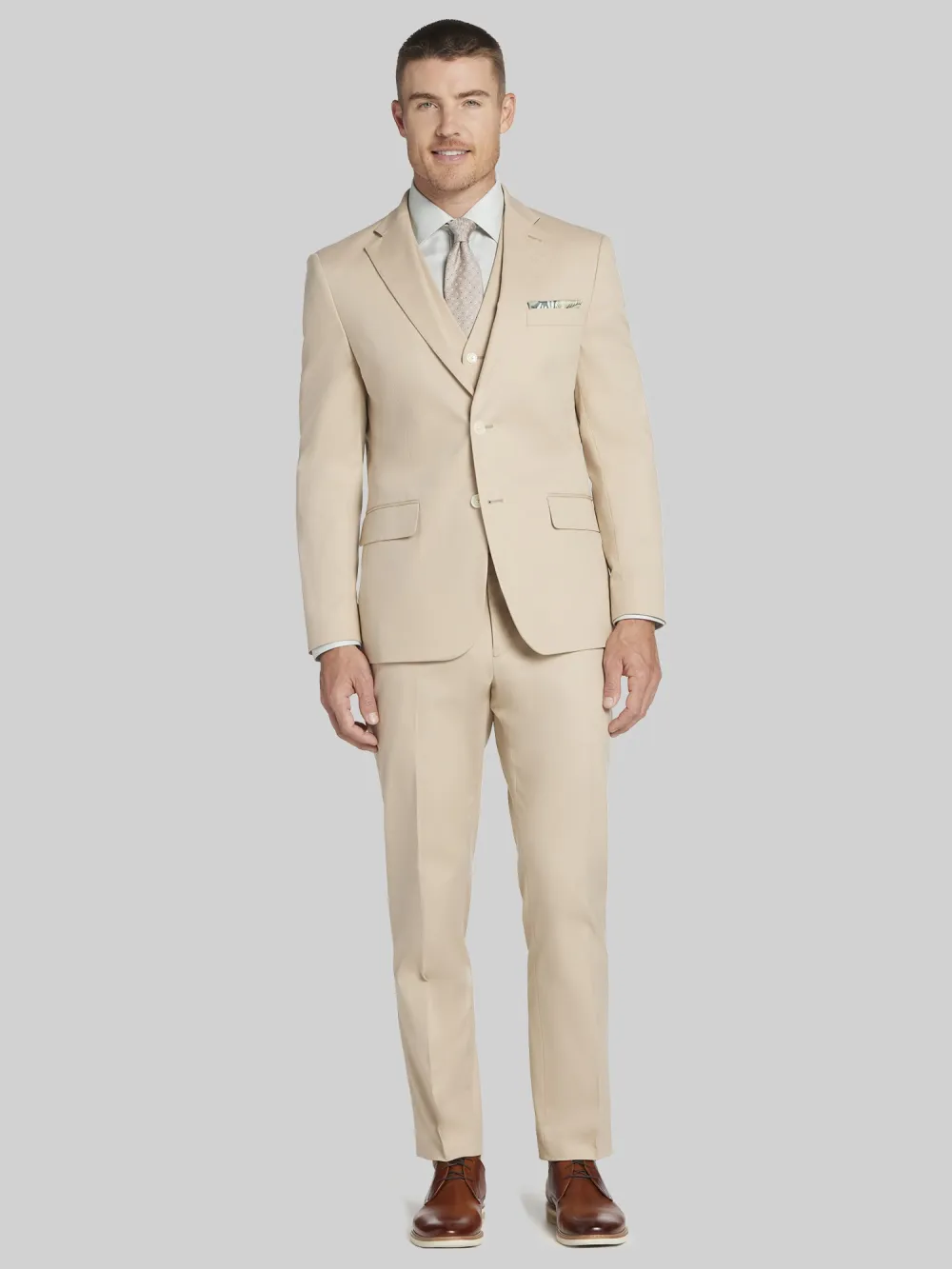 Tommy Hilfiger Modern Fit Cotton Blend Suit Jacket