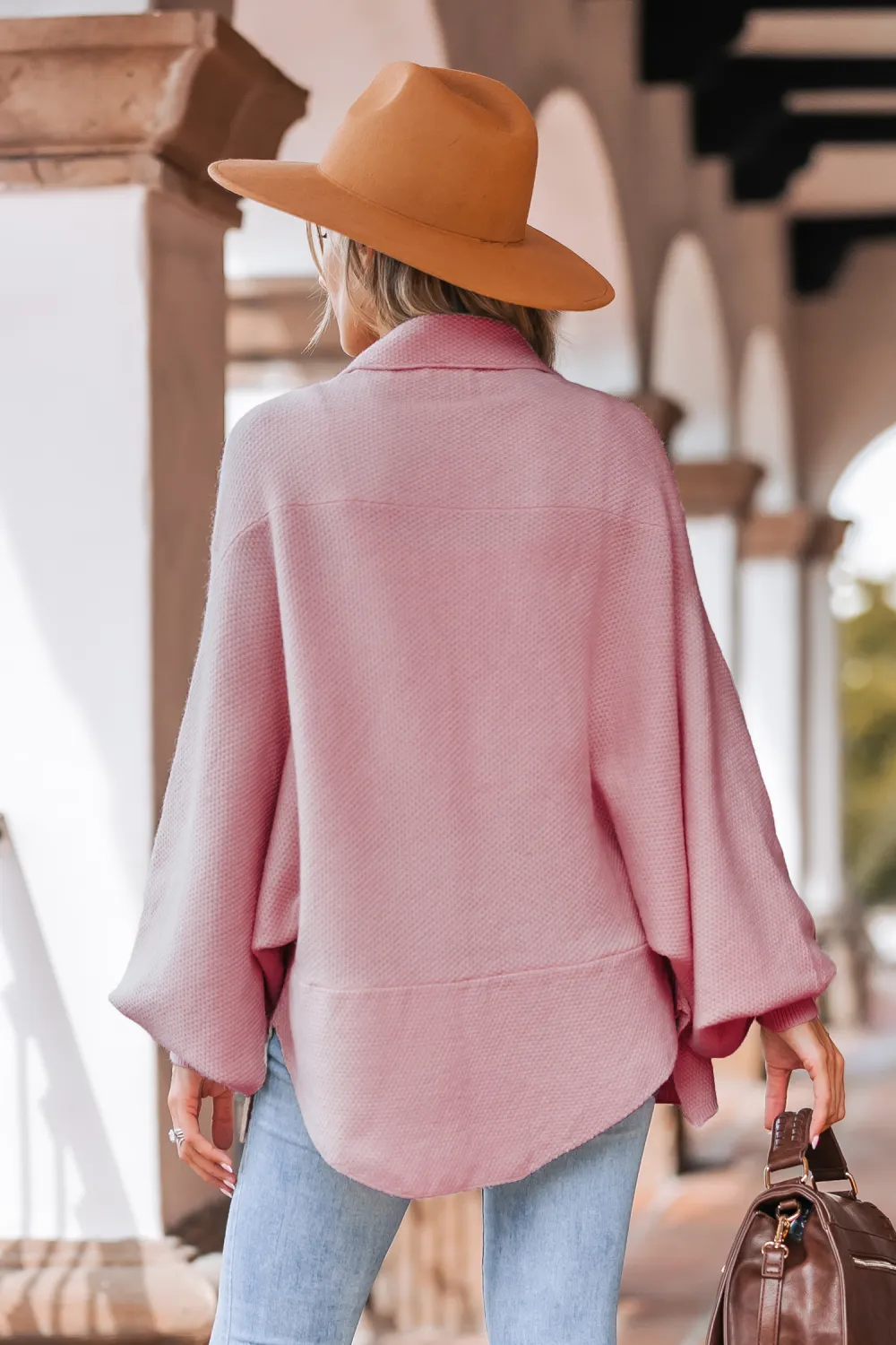 X Savannah Warm Hugs Lantern Sleeve Cardigan