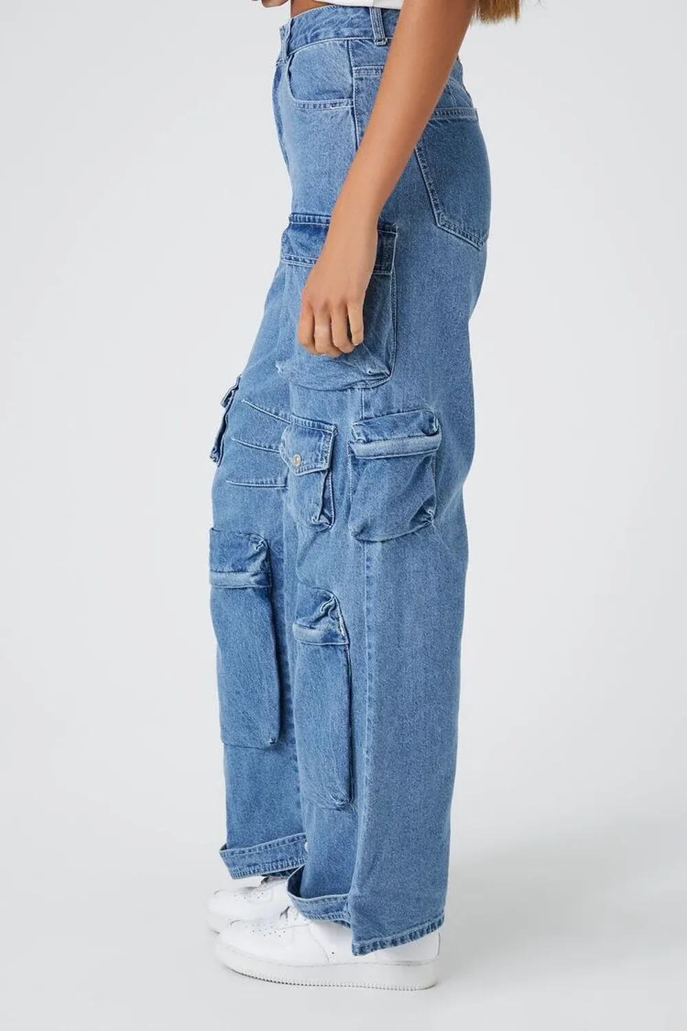 Straight-Leg Cargo Jeans