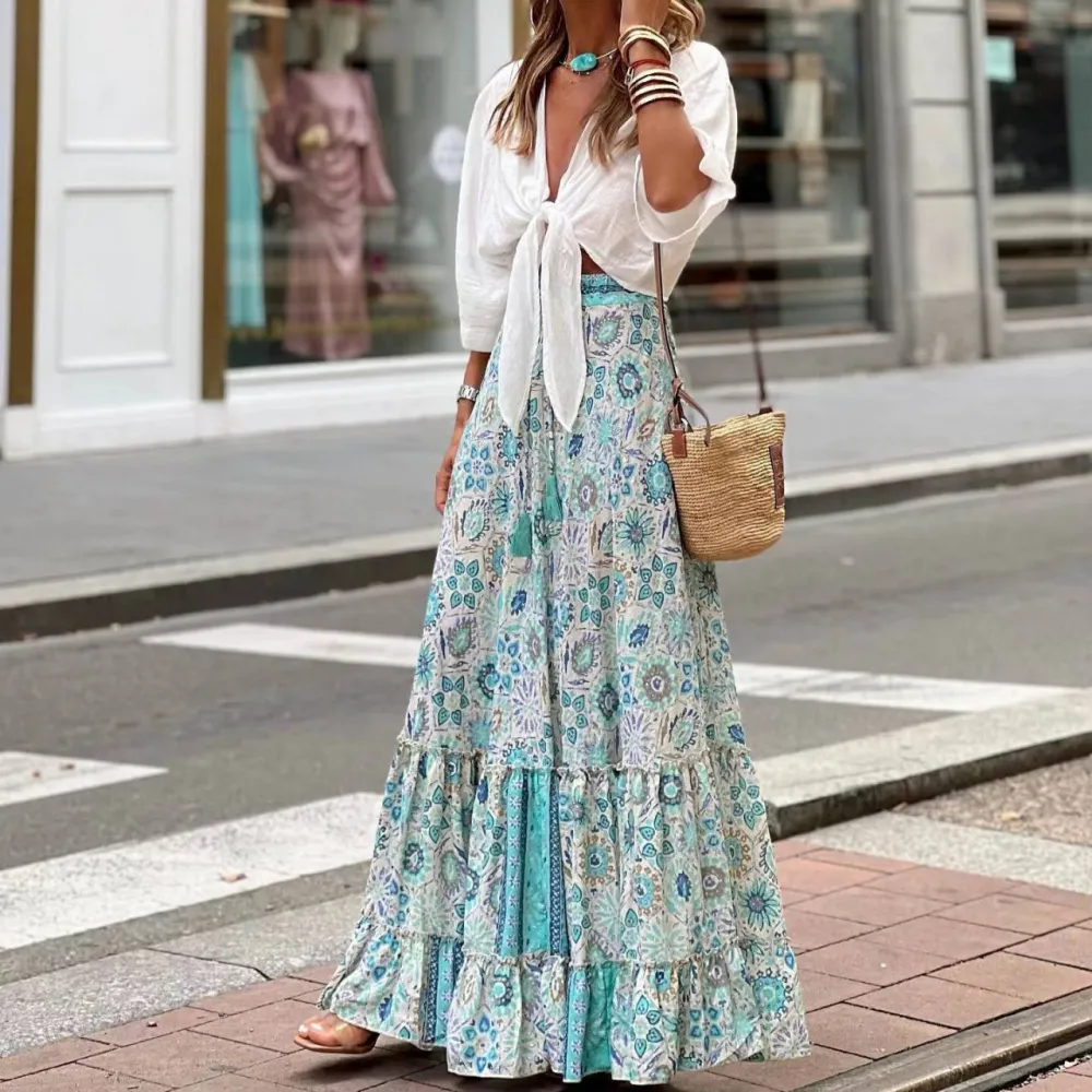 Casual Long Skirt