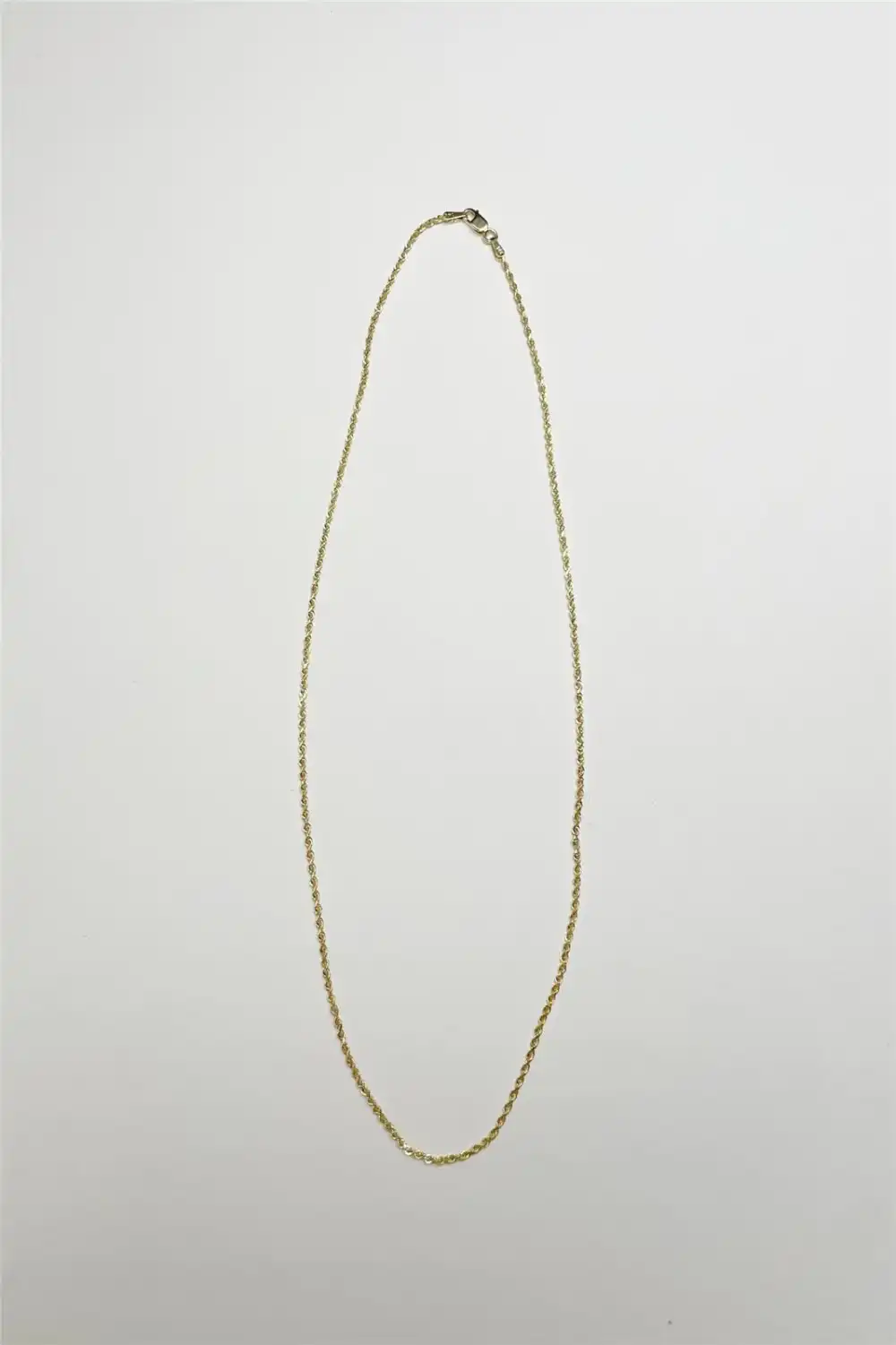 18K Gold Plated Twist Chain Necklace