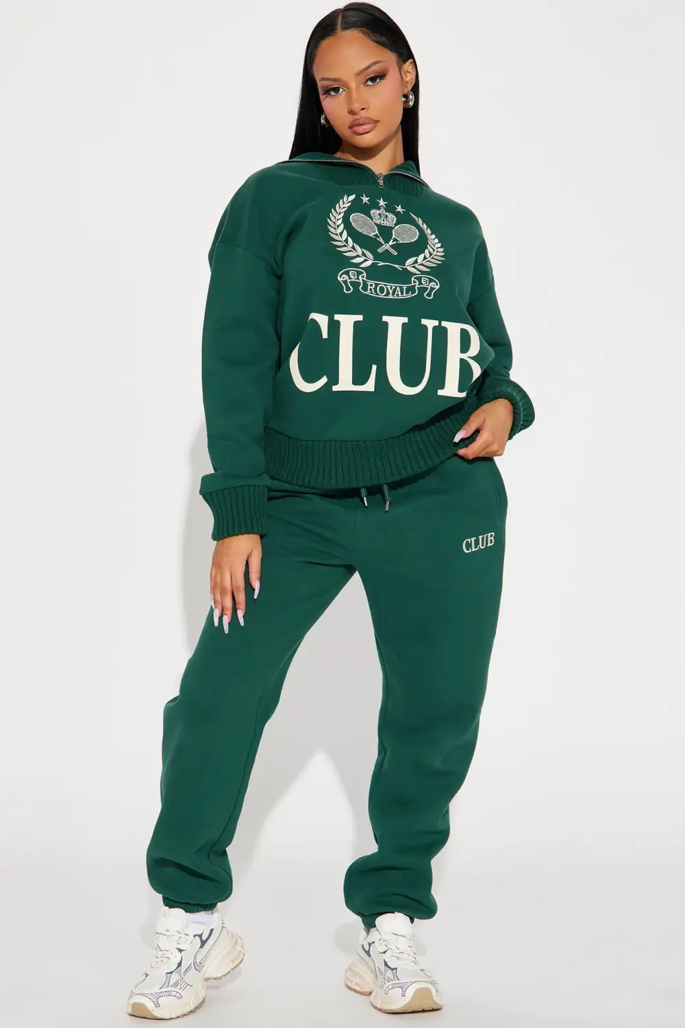 Members Only Fleece Sweatsuit - Hunter