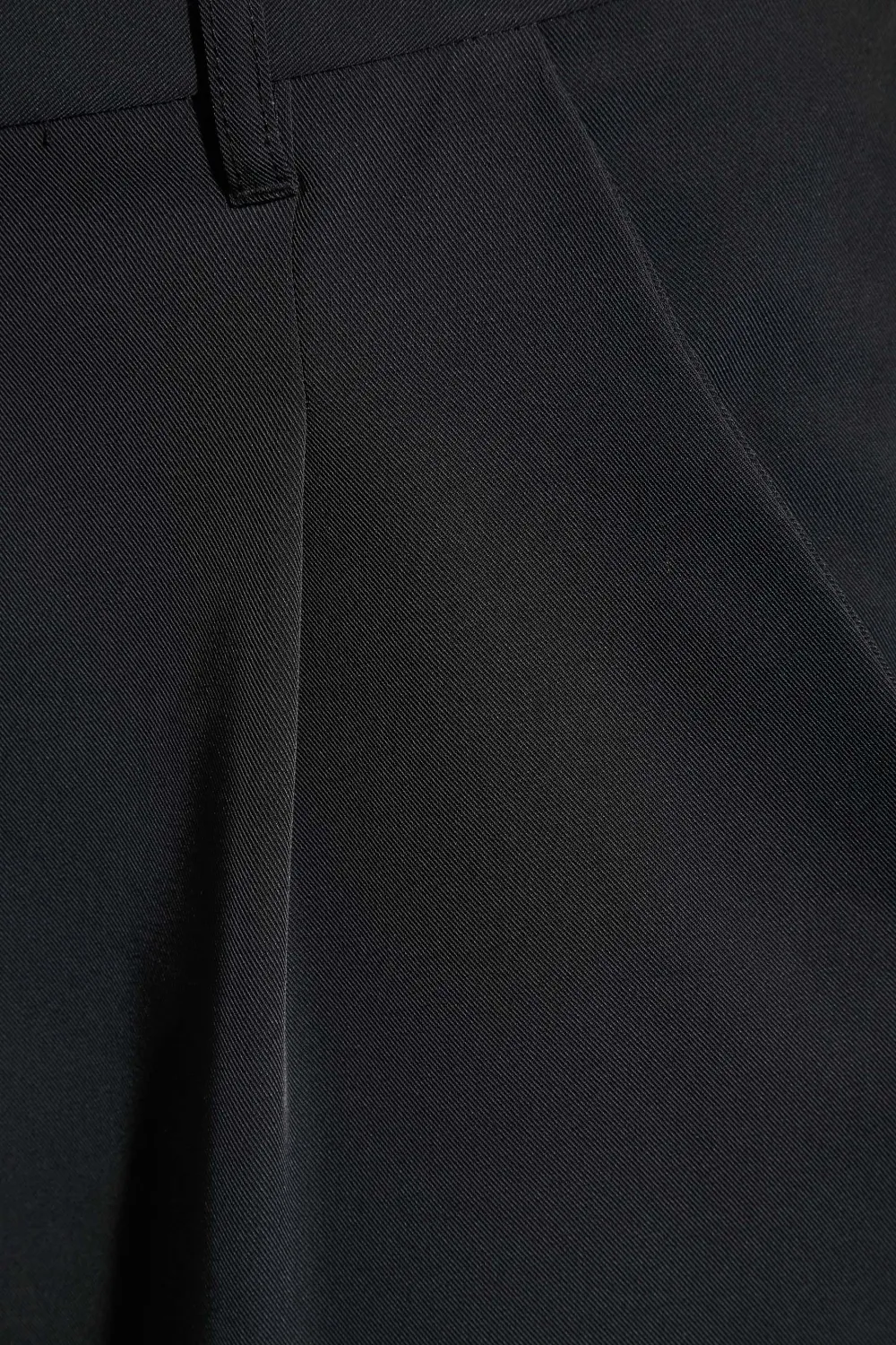 YOURS Curve Black Wide Leg Dad Trousers