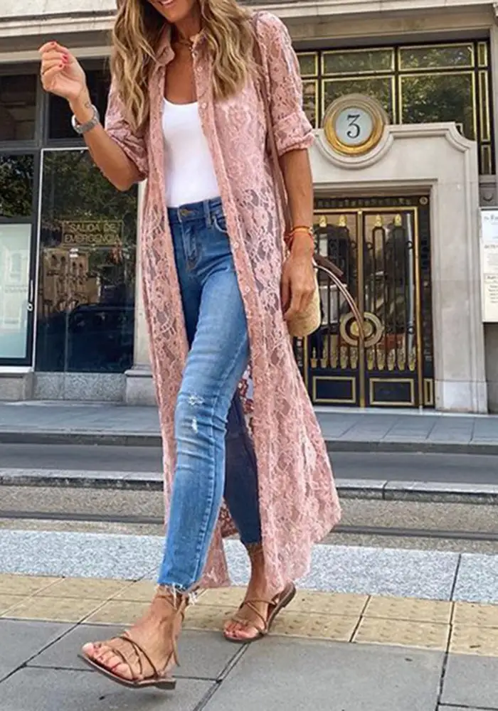 Take In The Magic Lace Casual Shirt