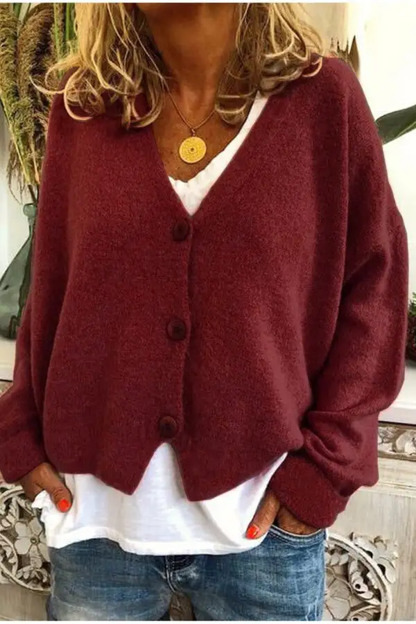 Casual Loose Knitted Cardigan
